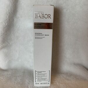 Doctor BABOR Clean Formance Renewal Overnight Mask 75ml / 2.53 fl oz Vegan NEW